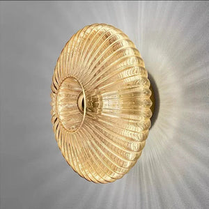 Elegante Ronde Wandlamp van Glas met LED – Moderne Binnenverlichting voor Woonkamer & Slaapkamer