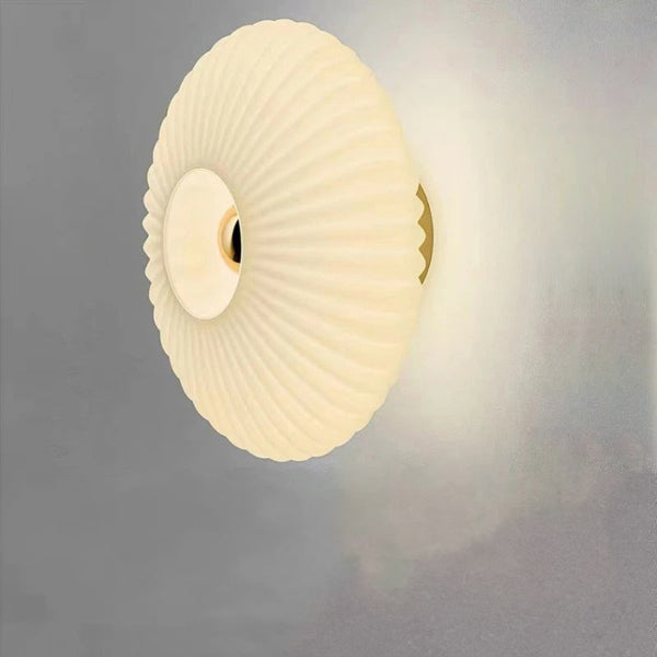 Elegante Ronde Wandlamp van Glas met LED – Moderne Binnenverlichting voor Woonkamer & Slaapkamer