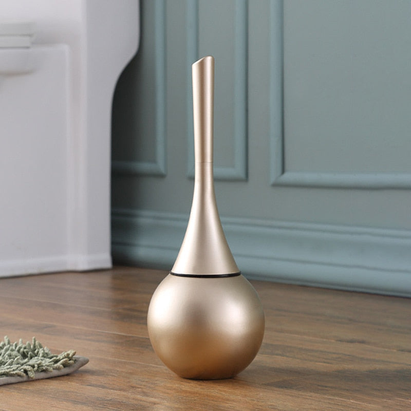 Designer Toiletborstel Zwart – Modern & Hygiënisch Badkameraccessoire