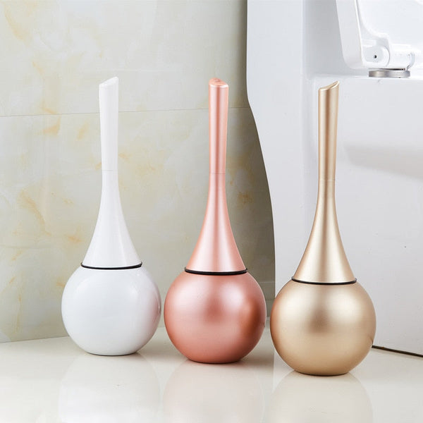 Designer Toiletborstel Zwart – Modern & Hygiënisch Badkameraccessoire