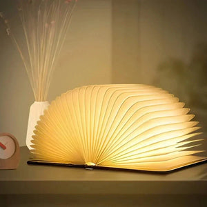 Oplaadbare Vouwboek Lamp – Magische LED Tafellamp voor Sfeervolle Woondecoratie