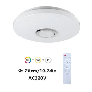 Slimme LED Plafondlamp met Bluetooth Speaker – RGB Sfeerverlichting voor Thuis