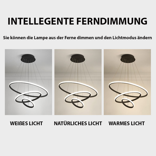 Elegante LED Hanglamp met Zachte Sfeerverlichting