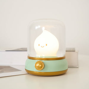 Mini LED Nachtlampje met Vlam-effect – USB Oplaadbare Gezellige Tafellamp voor Slaapkamer & Woonkamer