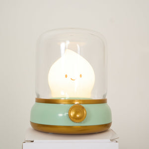 Mini LED Nachtlampje met Vlam-effect – USB Oplaadbare Gezellige Tafellamp voor Slaapkamer & Woonkamer