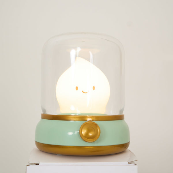 Mini LED Nachtlampje met Vlam-effect – USB Oplaadbare Gezellige Tafellamp voor Slaapkamer & Woonkamer