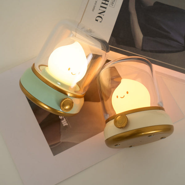 Mini LED Nachtlampje met Vlam-effect – USB Oplaadbare Gezellige Tafellamp voor Slaapkamer & Woonkamer