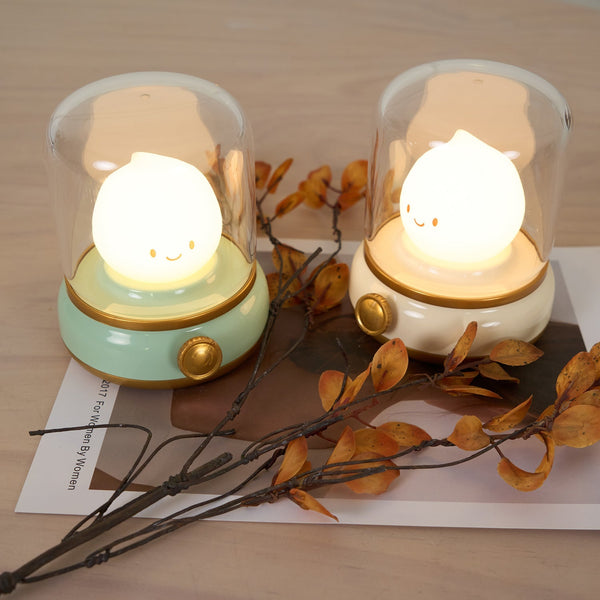 Mini LED Nachtlampje met Vlam-effect – USB Oplaadbare Gezellige Tafellamp voor Slaapkamer & Woonkamer