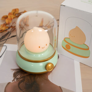 Mini LED Nachtlampje met Vlam-effect – USB Oplaadbare Gezellige Tafellamp voor Slaapkamer & Woonkamer