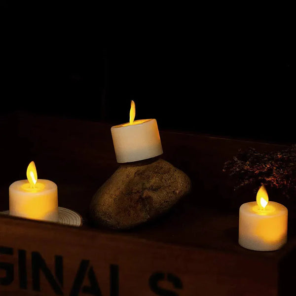 Flammelose LED Theelichtjes  Veilige Decoratieve Verlichting voor Gezellige Sfeer