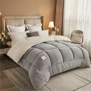 Luxe Fleece Beddengoed Set 155x220 cm – Zacht, Warm & Gezellig