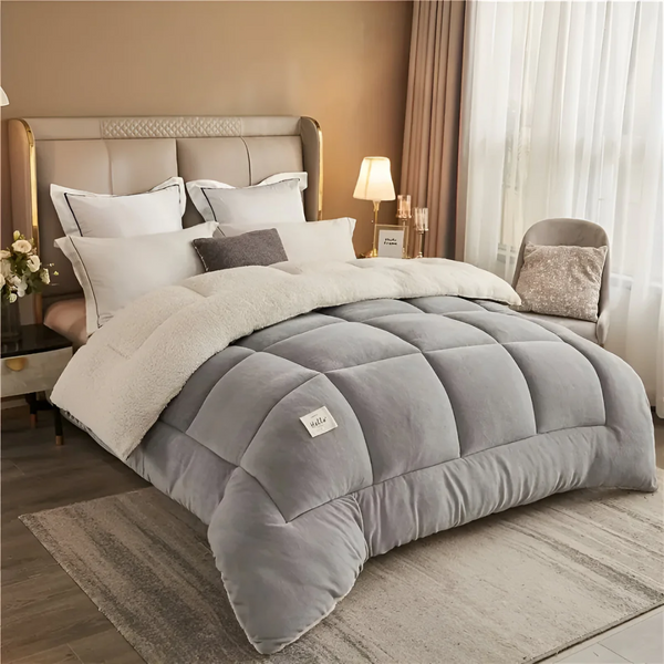 Luxe Fleece Beddengoed Set 155x220 cm – Zacht, Warm & Gezellig