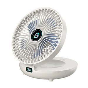 Opvouwbare Draagbare Stille Staande Ventilator – Verstelbare USB Oplaadbare Ventilator voor Thuis & Kantoor