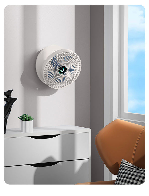 Opvouwbare Draagbare Stille Staande Ventilator – Verstelbare USB Oplaadbare Ventilator voor Thuis & Kantoor