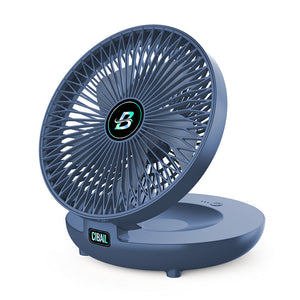 Opvouwbare Draagbare Stille Staande Ventilator – Verstelbare USB Oplaadbare Ventilator voor Thuis & Kantoor