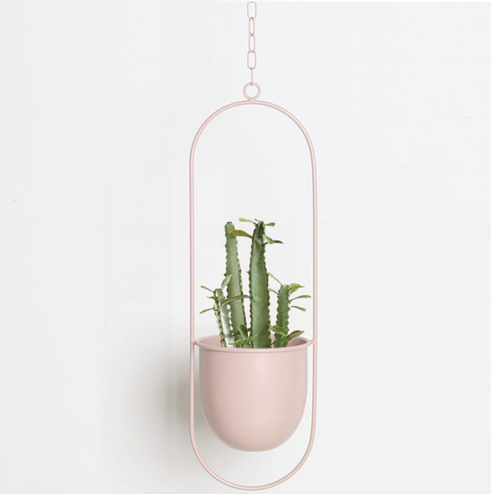 Moderne Plantenhouder van IJzer – Minimalistisch Wand- & Plafondmodel voor Interieur