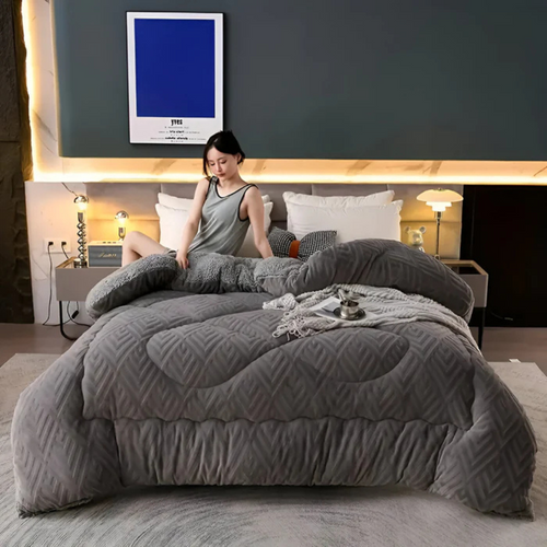 Zachte Fleece Bedsprei – Comfortabel & Stijlvol voor Alle Seizoenen