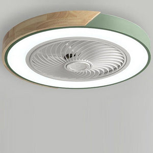 Moderne Bladloze LED Plafondventilator – Stille & Stijlvolle Verlichting voor Thuis