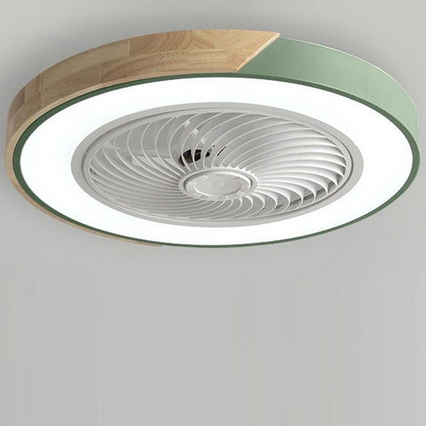 Moderne Bladloze LED Plafondventilator – Stille & Stijlvolle Verlichting voor Thuis