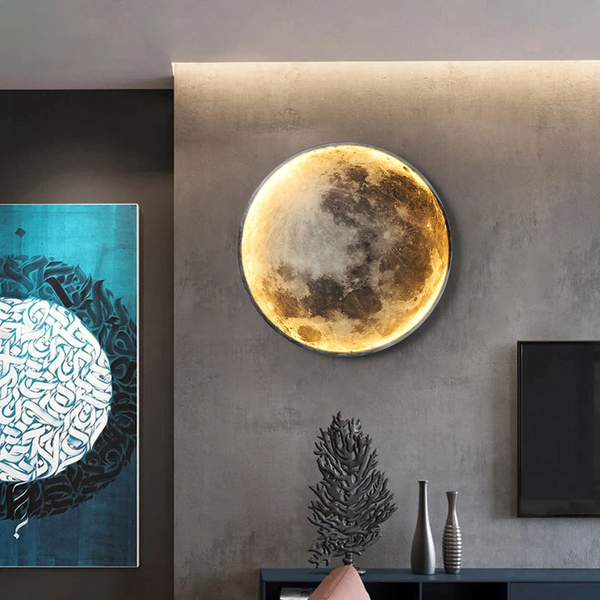 Luniere Moon Wandlamp – Magisch LED Maanlicht voor Woondecoratie