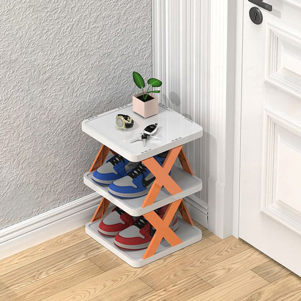 Smalle Houten Schoenenrek – Ruimtebesparende Organizer voor Hal & Slaapkamer