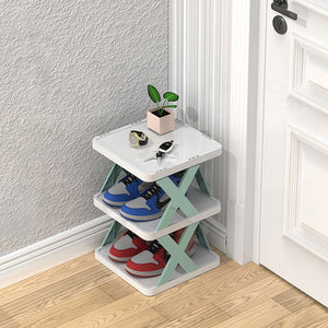 Smalle Houten Schoenenrek – Ruimtebesparende Organizer voor Hal & Slaapkamer