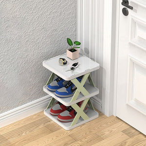 Smalle Houten Schoenenrek – Ruimtebesparende Organizer voor Hal & Slaapkamer
