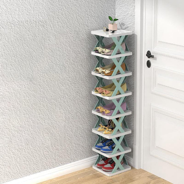 Smalle Houten Schoenenrek – Ruimtebesparende Organizer voor Hal & Slaapkamer