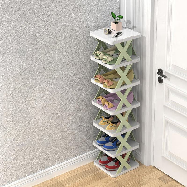 Smalle Houten Schoenenrek – Ruimtebesparende Organizer voor Hal & Slaapkamer