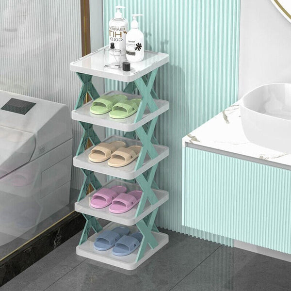 Smalle Houten Schoenenrek – Ruimtebesparende Organizer voor Hal & Slaapkamer