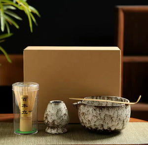 Traditionele Matcha Thee Set – Compleet Japans Ceremonie Pakket met Kom, Klopper & Accessoires