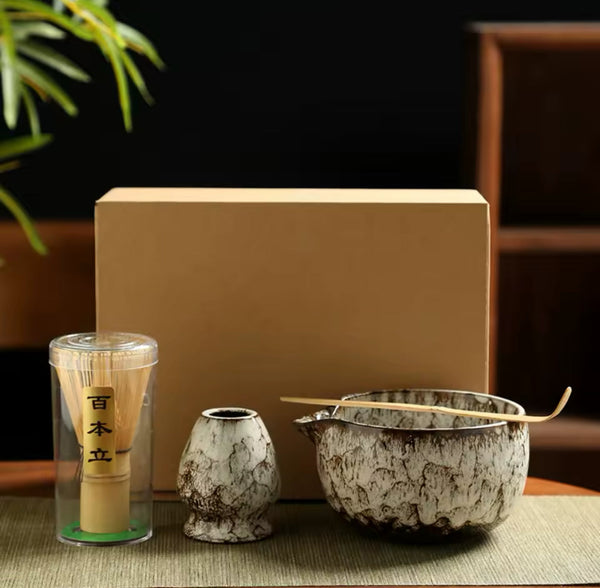 Traditionele Matcha Thee Set – Compleet Japans Ceremonie Pakket met Kom, Klopper & Accessoires