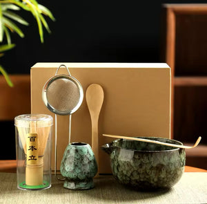 Traditionele Matcha Thee Set – Compleet Japans Ceremonie Pakket met Kom, Klopper & Accessoires