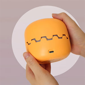 Halloween Pompoen LED Tafellantaarn – Warm Sfeervol Licht, USB Oplaadbaar