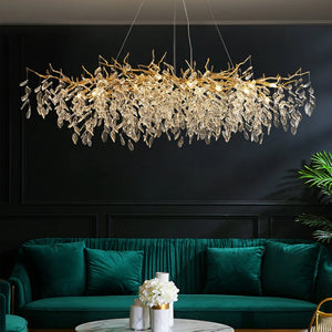 Elegante Takkenkroonluchter Plafondlamp – Moderne Kristallen Hanglamp