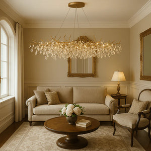 Elegante Takkenkroonluchter Plafondlamp – Moderne Kristallen Hanglamp