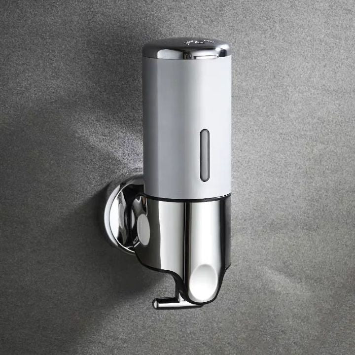 Wandmontage RVS Zeepdispenser – Zilveren Badkamer Accessoire