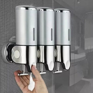 Wandmontage RVS Zeepdispenser – Zilveren Badkamer Accessoire