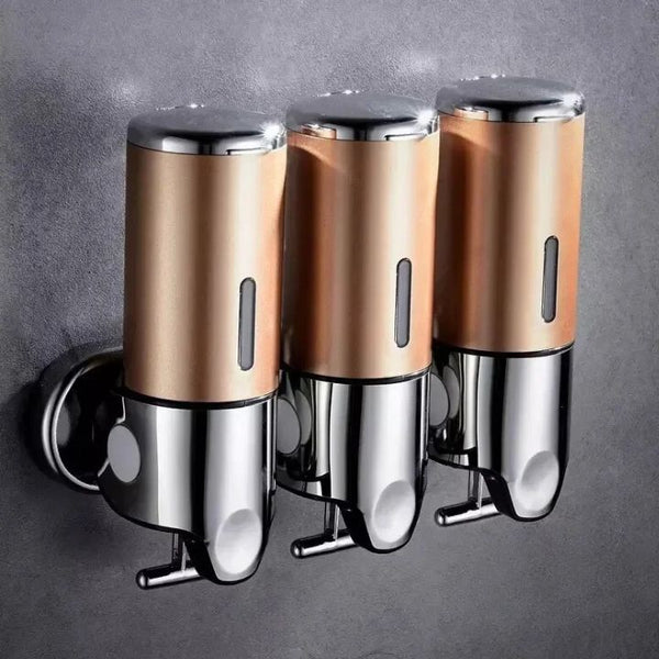 Wandmontage RVS Zeepdispenser – Zilveren Badkamer Accessoire