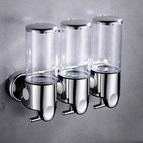 Wandmontage RVS Zeepdispenser – Zilveren Badkamer Accessoire