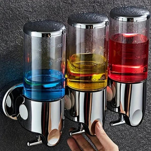 Wandmontage RVS Zeepdispenser – Zilveren Badkamer Accessoire