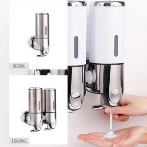 Wandmontage RVS Zeepdispenser – Zilveren Badkamer Accessoire