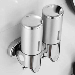 Wandmontage RVS Zeepdispenser – Zilveren Badkamer Accessoire