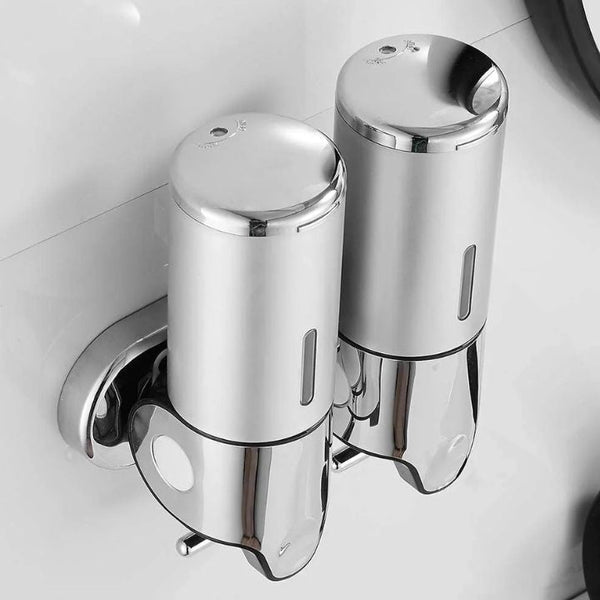 Wandmontage RVS Zeepdispenser – Zilveren Badkamer Accessoire