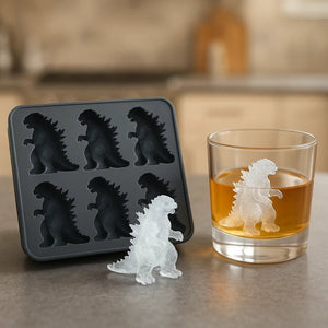 Godzilla Ijsblokjesvorm  Unieke Siliconen Mal Voor Drankjes & Feestjes