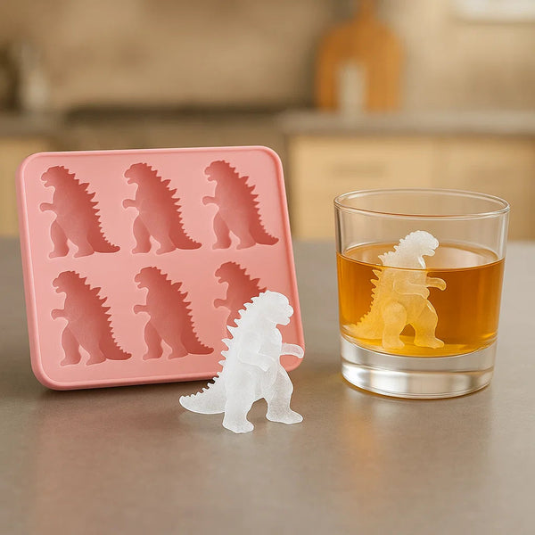 Godzilla Ijsblokjesvorm  Unieke Siliconen Mal Voor Drankjes & Feestjes
