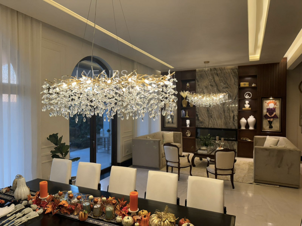 Elegante Takkenkroonluchter Plafondlamp – Moderne Kristallen Hanglamp