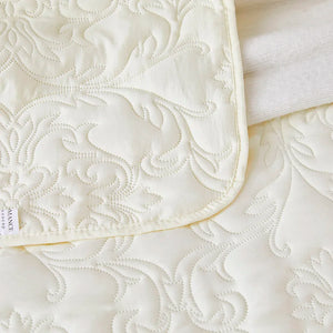 Witte Katoenen Quilt – Luxe Bedsprei 150x200 cm & 200x220 cm