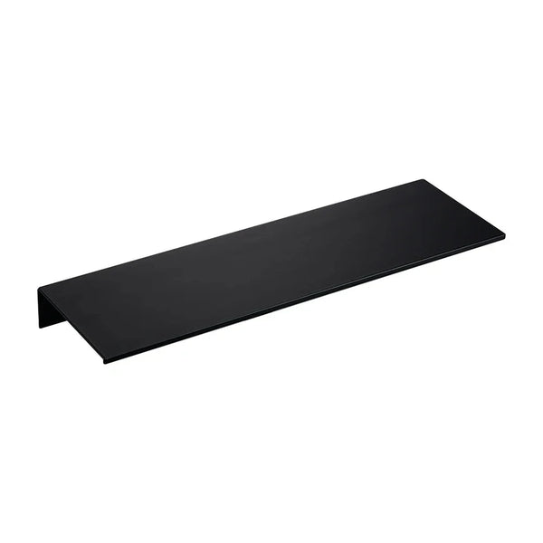 Zwarte aluminium wandplank – minimalistisch wandrek aluminium zwart (300-600 mm) door CÖNCEPT Hardware
