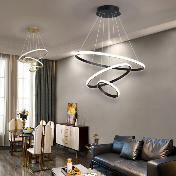 Elegante LED Hanglamp met Zachte Sfeerverlichting